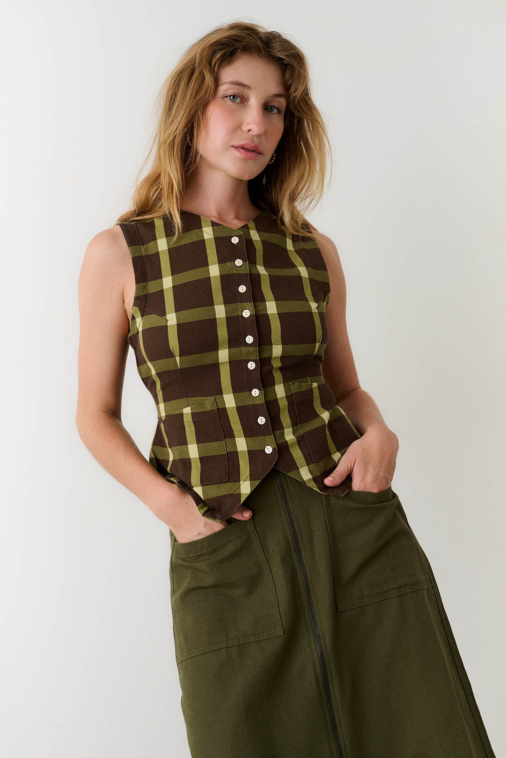 Flared Vest
