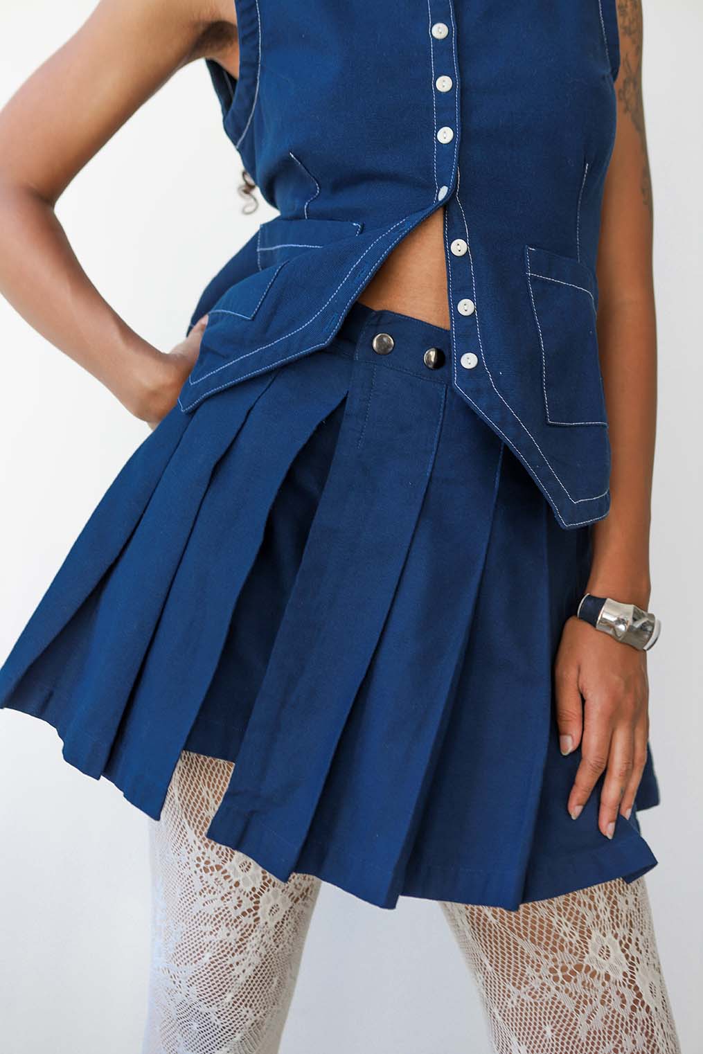 Pleated Skort