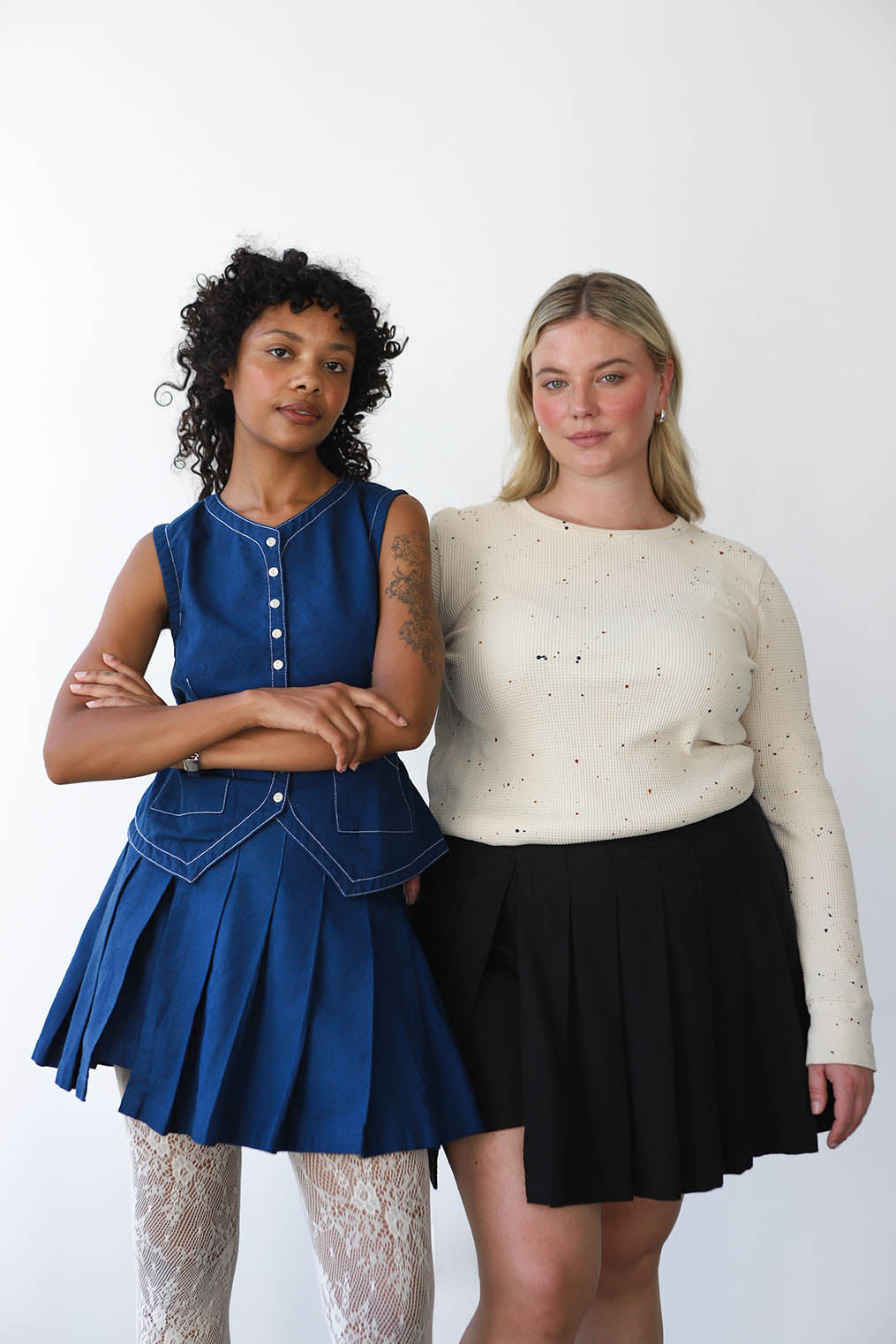 Pleated Skort