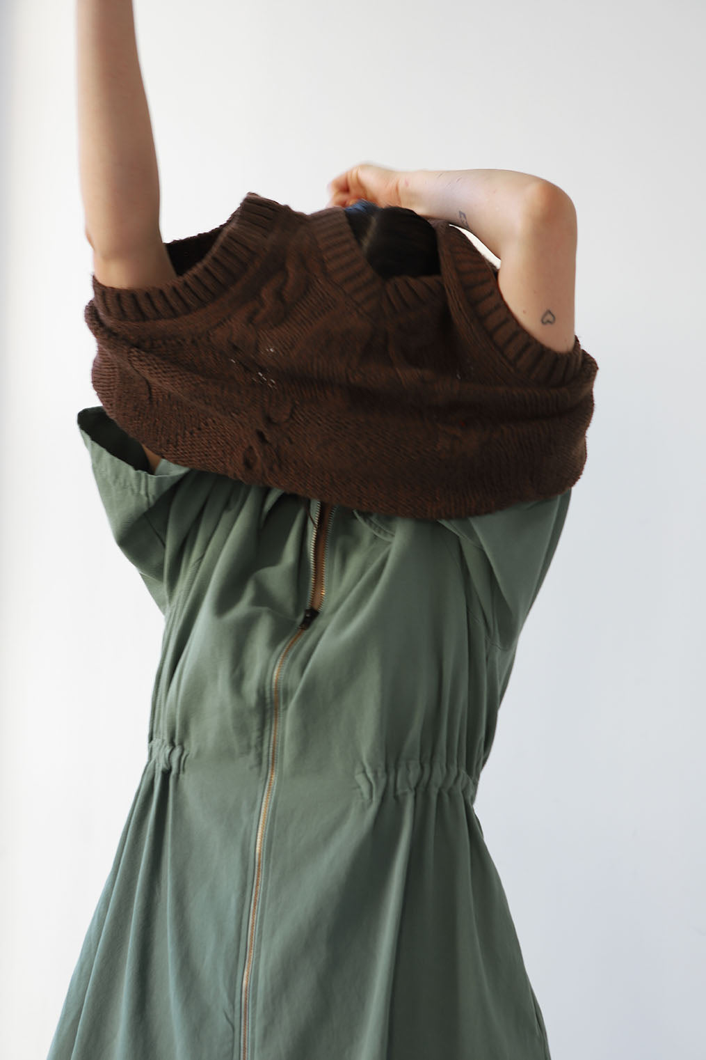 Braided Knit Vest