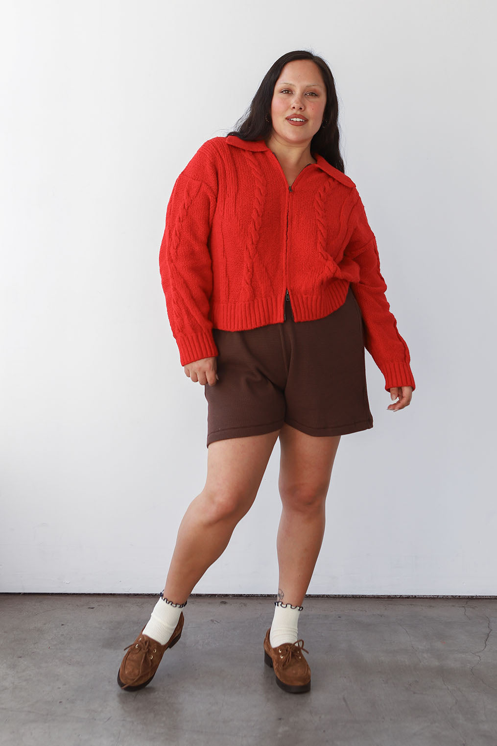 Braided Knit Cardigan