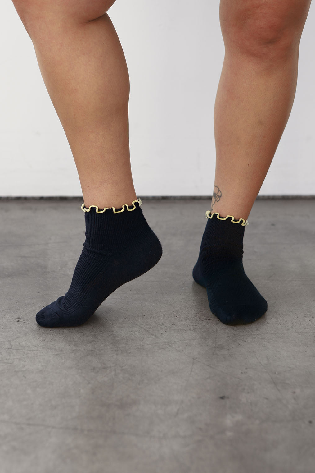 Petite Ruffle Modal Sock