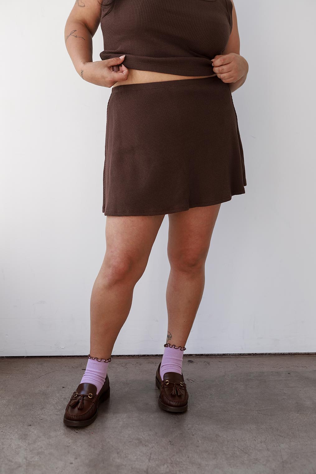 Waffle Skort