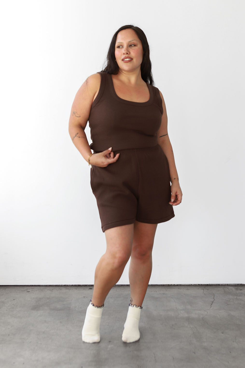 Petite Ruffle Modal Sock